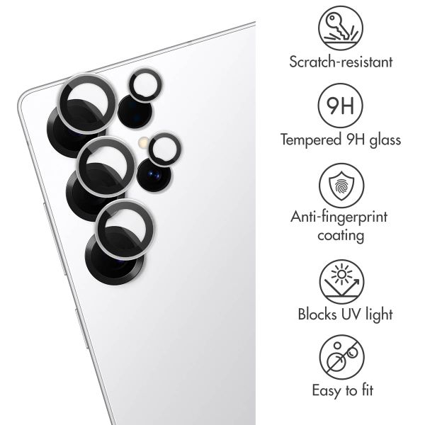 imoshion Camera Protector Glass 2-pack Samsung Galaxy S25 Ultra - Titanium Whitesilver