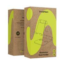 imoshion Aluminium telefoonhouder bureau - Verstelbaar - Universeel - Zwart