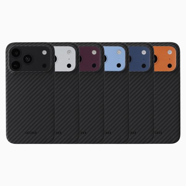 Accezz MagSafe Kevlar® Backcover Apple iPhone 18 Pro / 17 Pro - Zwart