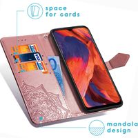 imoshion Mandala Bookcase Oppo A73 (5G) - Rosé Goud