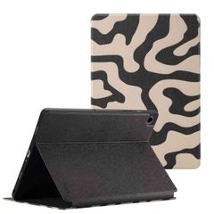 Selencia Vivid tablethoes Samsung Galaxy Tab A9 Plus - Art Wave Black