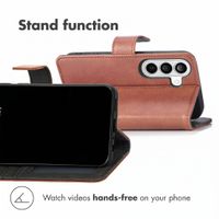 imoshion Luxury Bookcase Samsung Galaxy A27 (5G) - Brown
