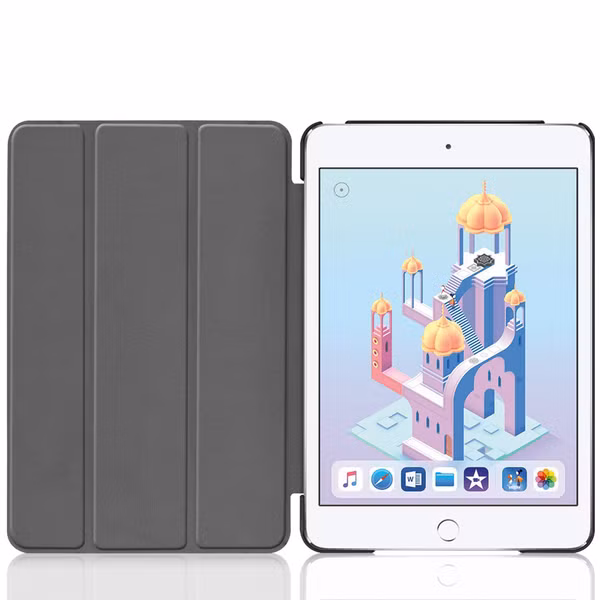 imoshion Design Trifold Bookcase Apple iPad Mini 5 (2019) / Mini 4 (2015) - Green Plant