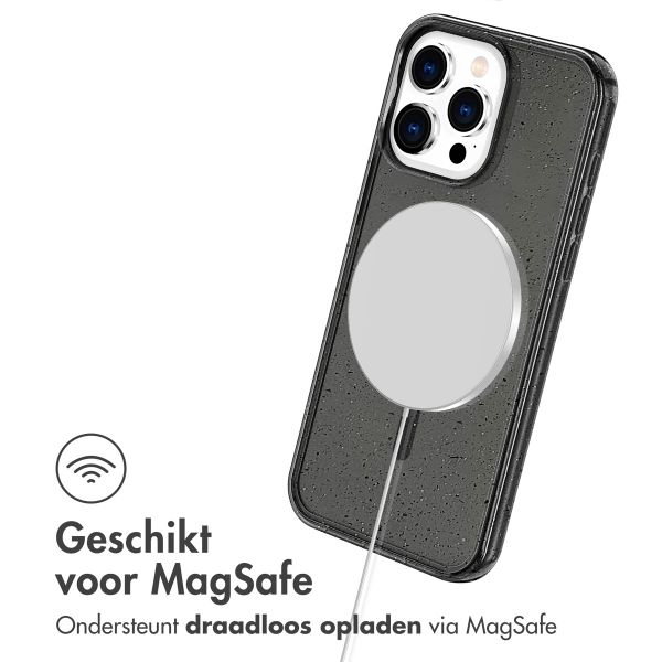 imoshion Sparkle Backcover met MagSafe Apple iPhone 15 Pro - Glitter Zwart