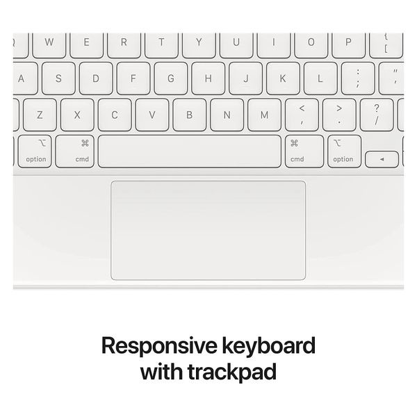 Apple Magic Keyboard Apple iPad Air 11 inch (2026) M4 / (2025) M3 / (2024) M2 / Air 5 (2022) / Air 4 (2020) / Pro 11 (2018/2020/2021/2022) - QWERTY / IT - White