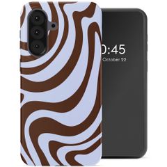 Selencia Vivid Back Cover Samsung Galaxy A37 (5G) - Dream Swirl Chocolate