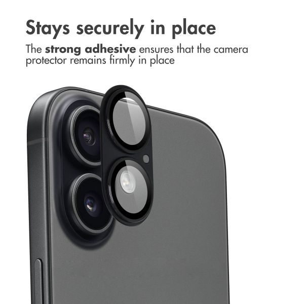imoshion Camera Protector Glass 2-pack Apple iPhone 17 - Black