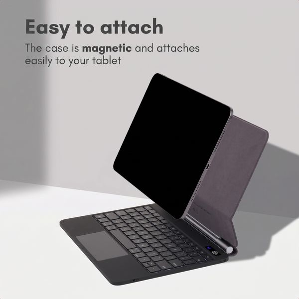 Accezz Magnetic Bluetooth Keyboard Apple iPad Pro 11 (2025) M5 / (2024) M4 - QWERTY / NL - Black