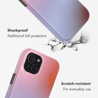 Selencia Vivid Back Cover with MagSafe Apple iPhone 15 - Gradient Soft Blush