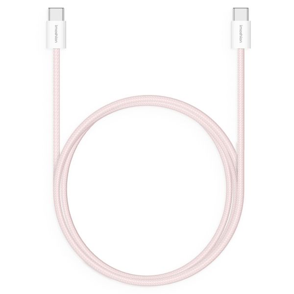 imoshion USB-C naar USB-C kabel - Braided - 2 meter - Roze