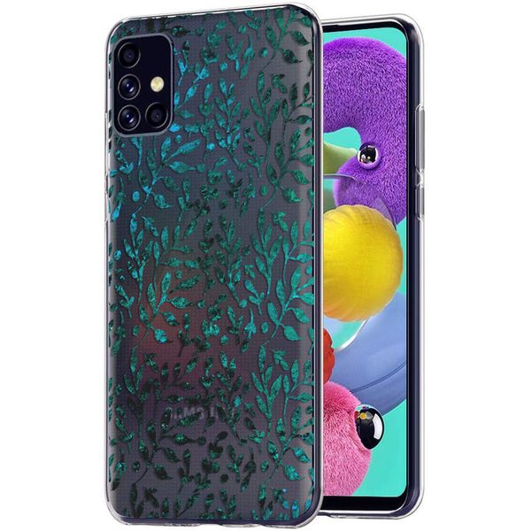 imoshion Design hoesje Samsung Galaxy A51 - Bladeren - Groen