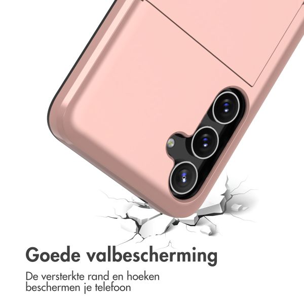 imoshion Backcover met pasjeshouder Samsung Galaxy A55 - Rosé Goud