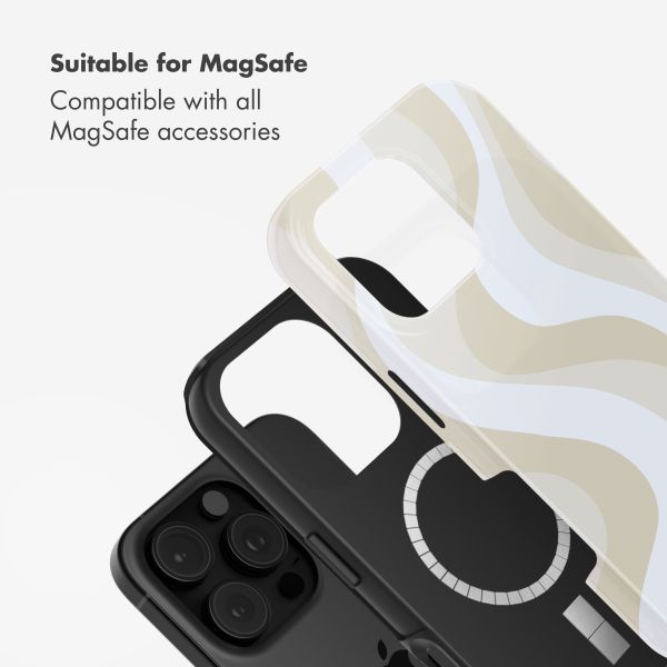 Selencia Vivid Back Cover with MagSafe Apple iPhone 16 Pro - Desert Waves Beige