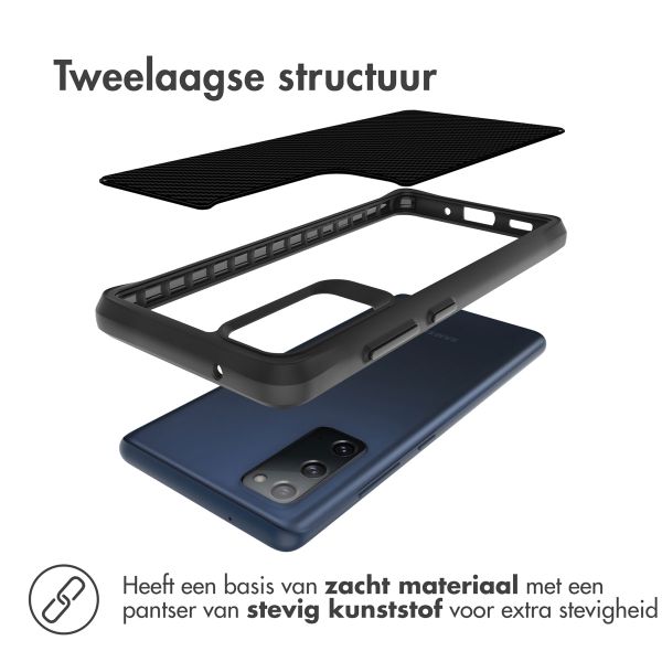 imoshion Rugged Hybrid Case Samsung Galaxy S20 - Zwart