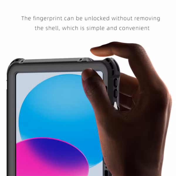 Redpepper Waterproof Backcase Apple iPad 11 (2025) 11 inch A16 / iPad 10 (2022) 10.9 inch - Zwart