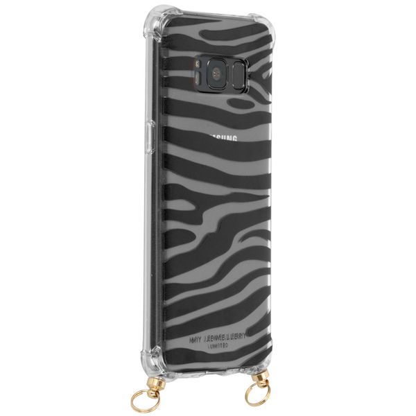 My Jewellery Design Softcase Koordhoesje Samsung Galaxy S8 - Zebra