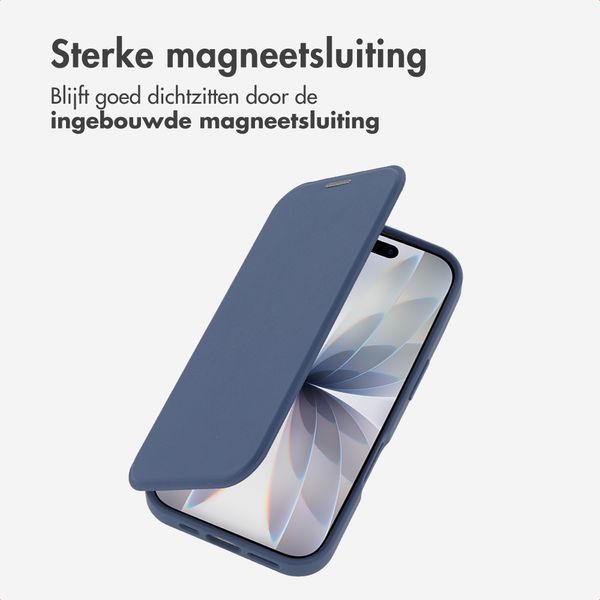 imoshion Transparante Bookcase met MagSafe Apple iPhone 17 - Blauw