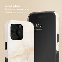 Selencia Vivid Back Cover with MagSafe Apple iPhone 16 Pro - Golden Beige Marble