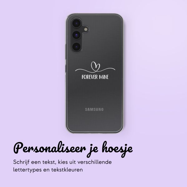 Hoesje met eigen foto en/of tekst Samsung Galaxy A54 (5G) - Sierlijk hartje