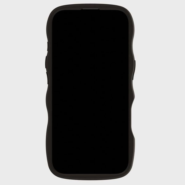 Holdit Wavy Case iPhone 16 Pro - Black / Transparant