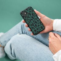 imoshion Design hoesje iPhone Xr - Luipaard - Groen / Zwart