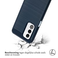 imoshion Brushed Backcover Oppo A5 5G (2025) - Donkerblauw