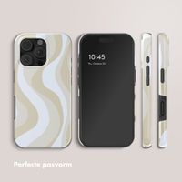Selencia Vivid Backcover met MagSafe Apple iPhone 16 Pro - Desert Waves Beige