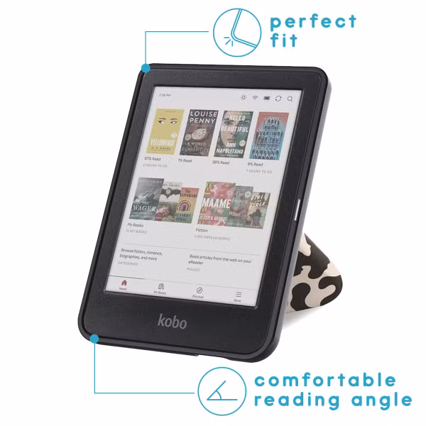 imoshion Design Vouwbare Bookcase Kobo Clara Colour / BW - Leopard