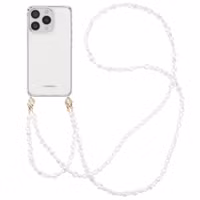 imoshion Backcover met koord + armband Apple iPhone 15 Pro - Parels Hartjes