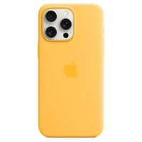 Apple Silicone Backcover MagSafe Apple iPhone 15 Pro Max - Sunshine