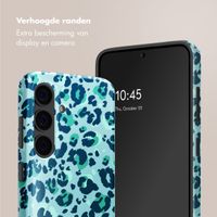 Selencia Vivid Tough Backcover Samsung Galaxy S24 - Wild Spots Light Blue