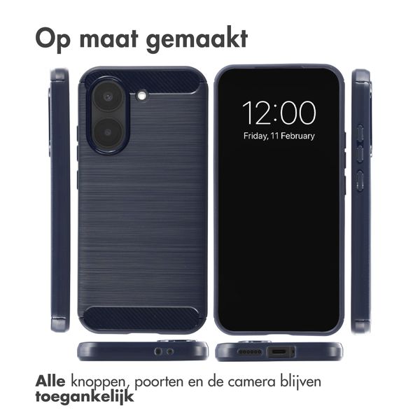 imoshion Brushed Backcover Xiaomi Poco X8 Pro - Donkerblauw