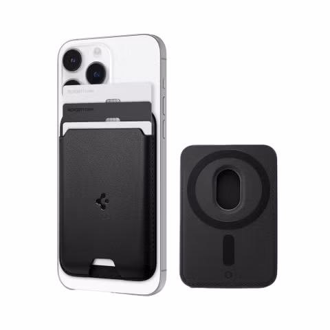 Spigen MagSafe Cardholder Valentinus for Apple iPhone - 3 cards - Black