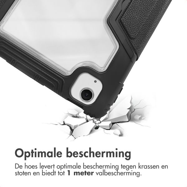 Accezz Rugged Trifold Bookcase Apple iPad Air 11 inch (2025) M3 / (2024) M2 / Air 5 (2022) / Air 4 (2020) - Zwart
