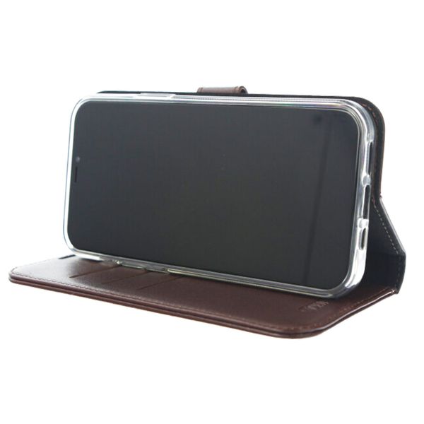 Valenta Leather Bookcase iPhone 12 Pro Max - Bruin