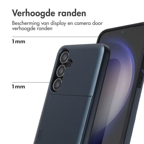 imoshion Backcover met pasjeshouder Samsung Galaxy S25 FE - Donkerblauw