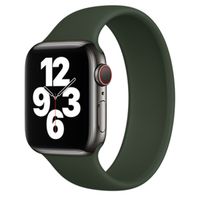 Apple Siliconen solobandje Apple Watch | 44/45/46/49 mm - Maat 8 - Cyprus Green