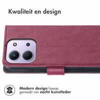 imoshion Luxe Bookcase Xiaomi Redmi 15C (5G) - Bordeaux