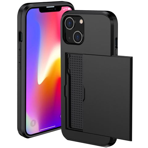 imoshion Backcover met pasjeshouder Apple iPhone 13 - Zwart