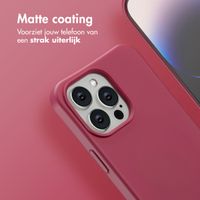 imoshion Color Backcover met afneembaar koord MagSafe Apple iPhone 14 Pro Max - Raspberry