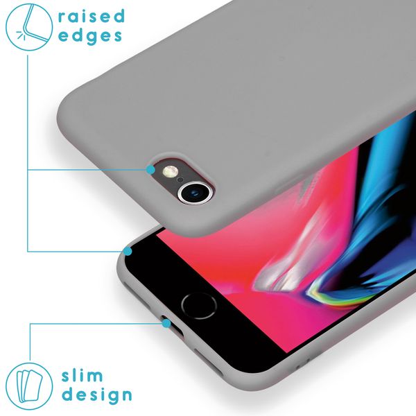 imoshion Color Backcover iPhone SE (2022 / 2020) / 8 / 7 - Grijs