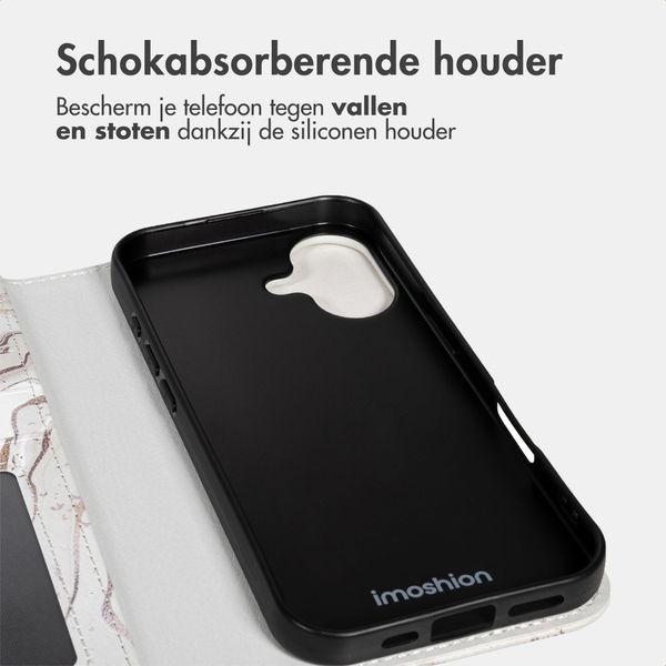 imoshion Design Bookcase Apple iPhone 17 - Sandy Marble