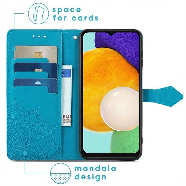 imoshion Mandala Bookcase Samsung Galaxy A13 (5G) / A04s - Turquoise