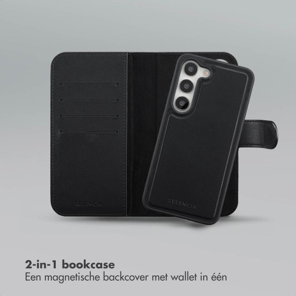 Selencia Olyn Uitneembare Bookcase met MagSafe Samsung Galaxy S23 - Zwart