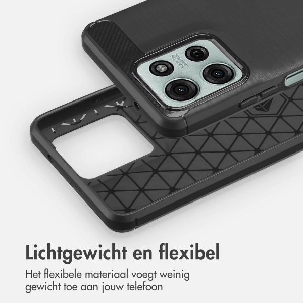 imoshion Brushed Backcover Motorola Moto G75 5G - Zwart