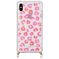 My Jewellery Design Softcase Koordhoesje iPhone Xs / X - Leopard