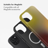 Selencia Vivid Back Cover with MagSafe Apple iPhone 15 - Gradient Olive Dust