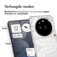 Accezz Clear Backcover Nothing Phone (3a) Pro - Transparant