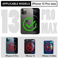 Redpepper Dot Plus Waterproof Backcover Apple iPhone 13 Pro Max - Zwart