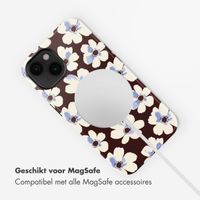 Selencia Vivid Backcover met MagSafe Apple iPhone 14 - Choco Flower Pop